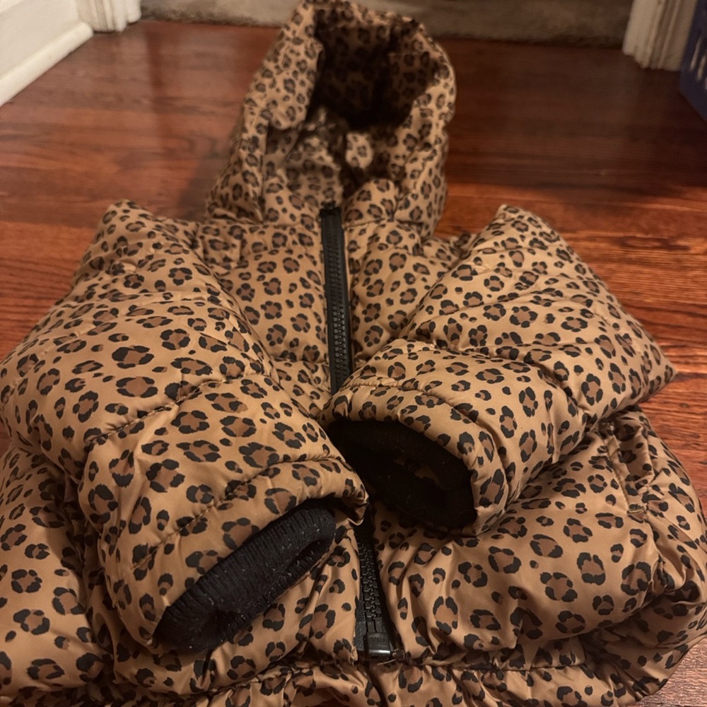 Crewcuts Brown Leopard Print Jacket